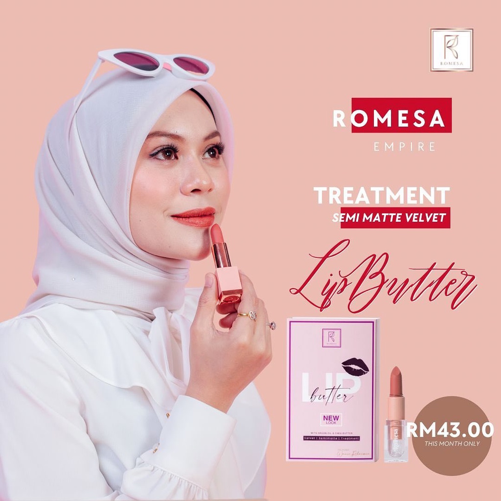 LIPBUTTER ROMESA SECRET BY WANIE ROHAIME [ ORIGINAL GUARANTEED ...
