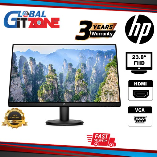 HP Monitor V24i FHD IPS 60Hz 5ms Borderless LED Backlit Display Anti ...