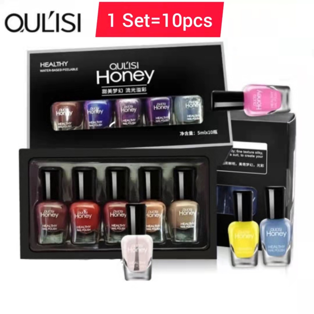 [MALAYSIA READY STOCK] The Beauty Street 5ml 10pcs OULISI Nail Polish