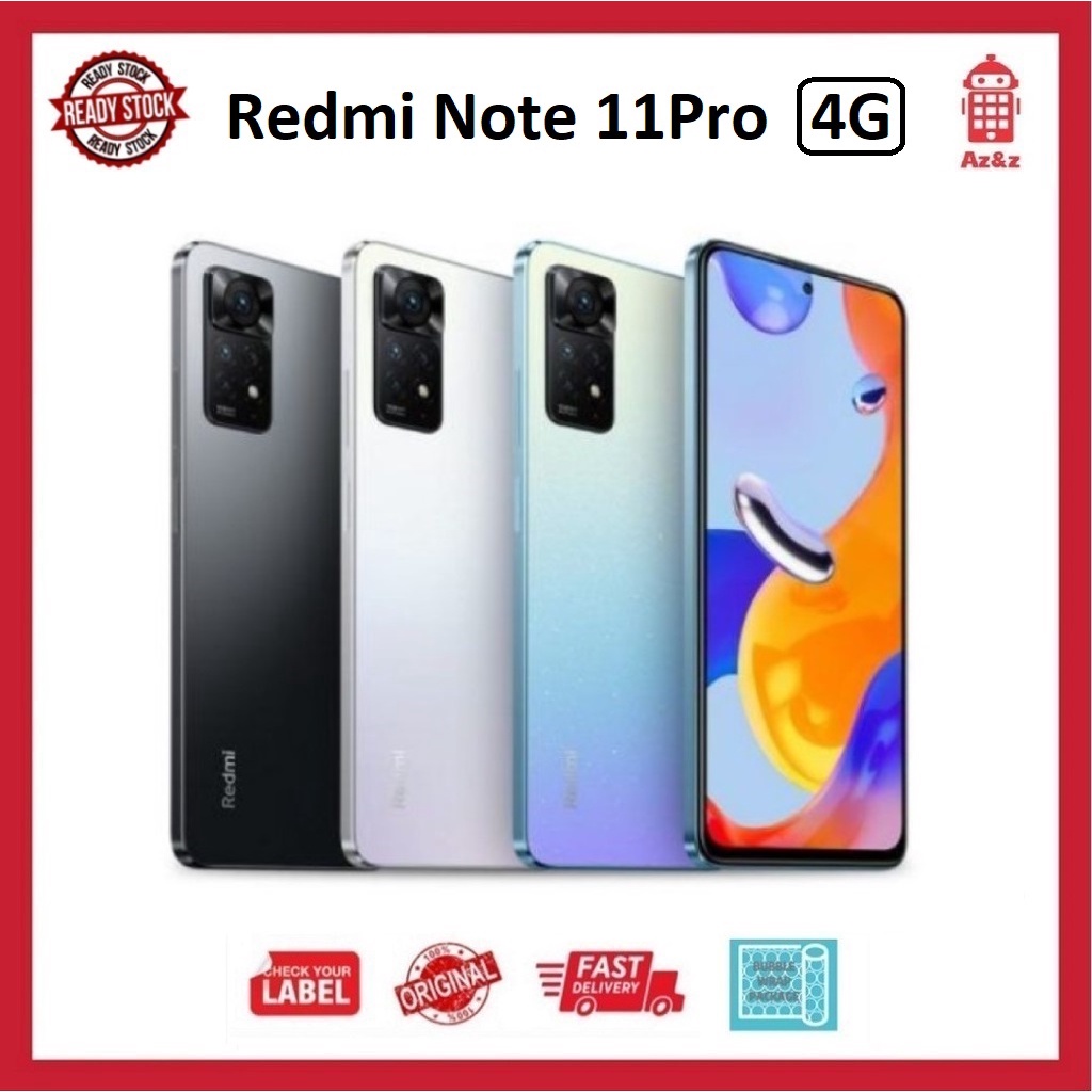 Redmi Note 11 Pro 4G (8GB+128GB)Original Xiaomi Malaysia Note 11Pro ...