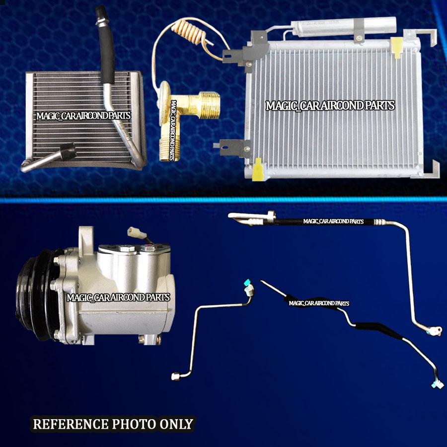 PERODUA KELISA/ KENARI COOLING COIL / EXPANSION VALVE/ CONDENSER/ COMPRESSOR / 4/8 DISCHARGE