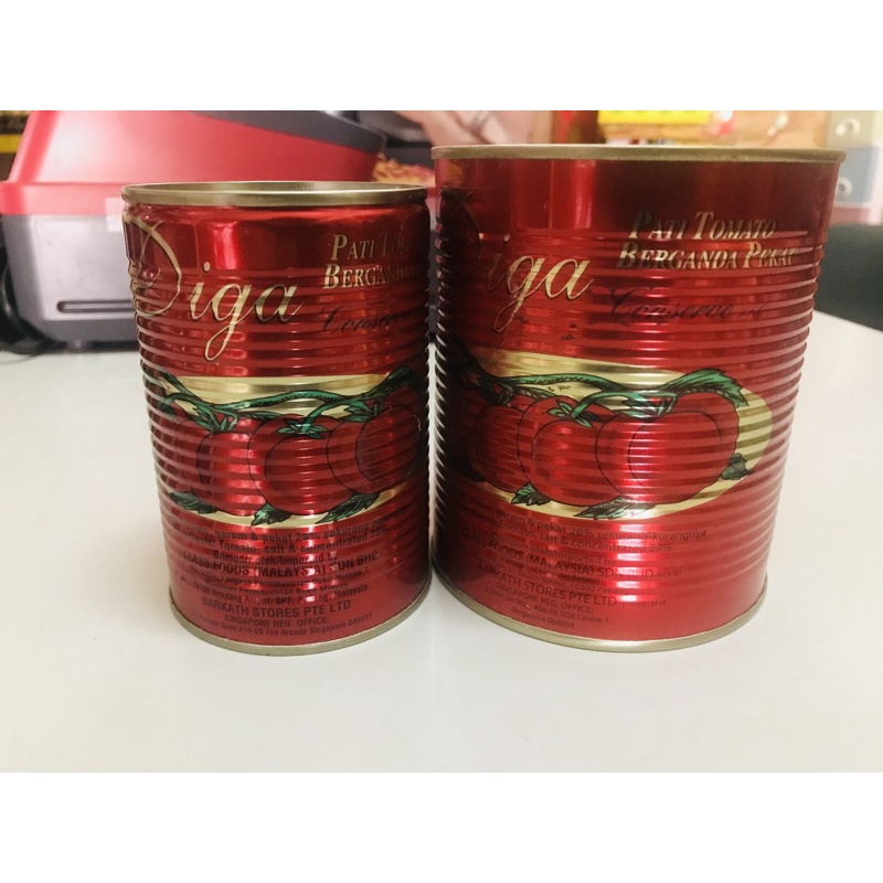 Diga Tomato Paste / Tomato Puree / Pati Tomato Berganda Pekat （425g ...