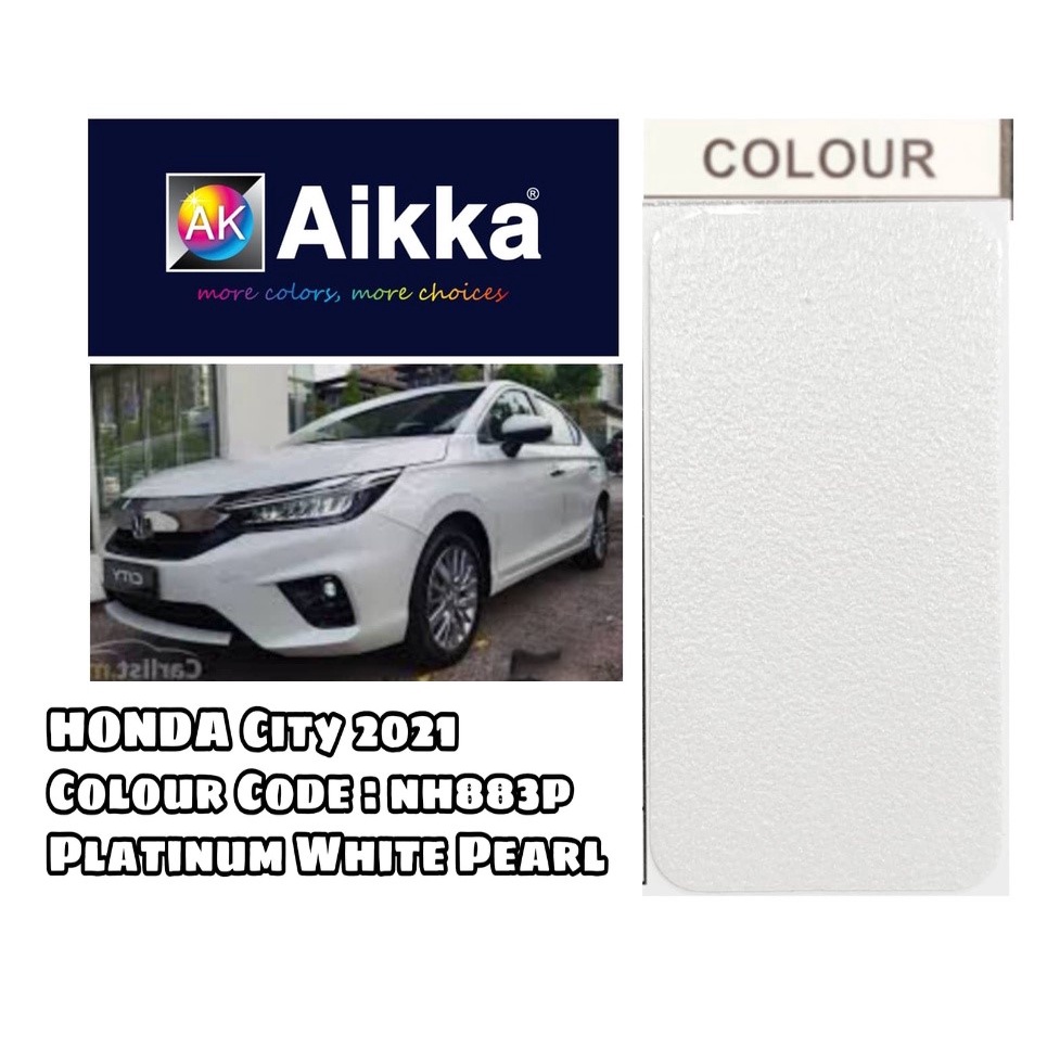 HONDA CITY NH883P PLATINUM WHITE PEARL 2K CAR PAINT / CAT KERETA Shopee Malaysia