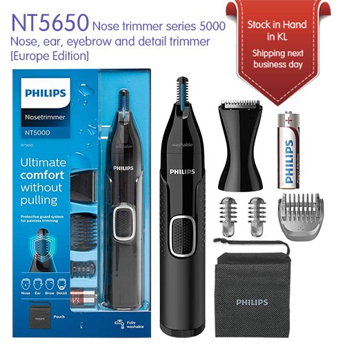 Philips Series 5000 NT5650 Nose, Ear and Eyebrow Trimmer with Detail