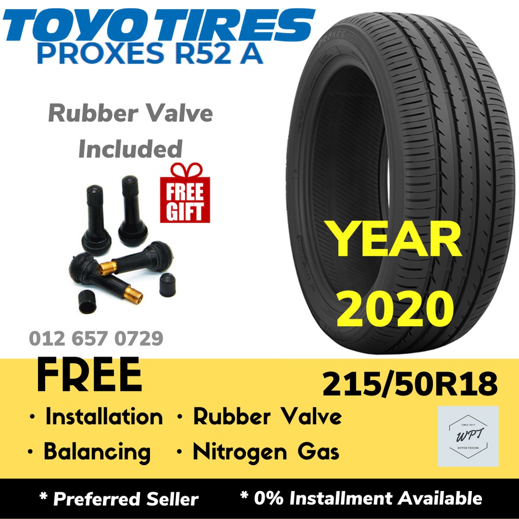 215/50R18 TOYO PROXES R52 (Installation) New Tyre Tayar Tire Car Wheel ...