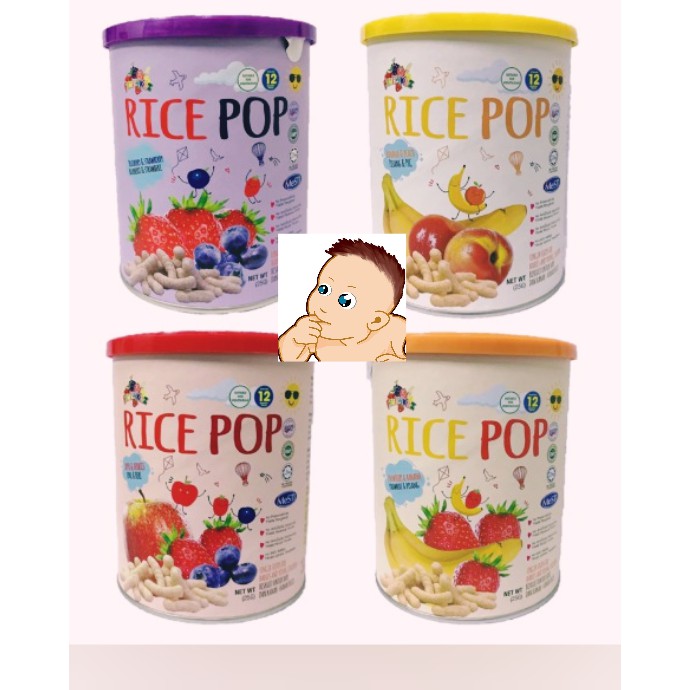 FRUITYKIDZ RICE POP BISCUITS KIDS BISCUITS SNACKS (25G) | Shopee Malaysia