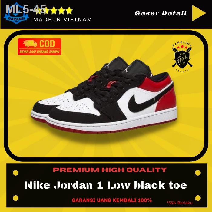 Nike air jordan 1 low black toe outlet vietnam