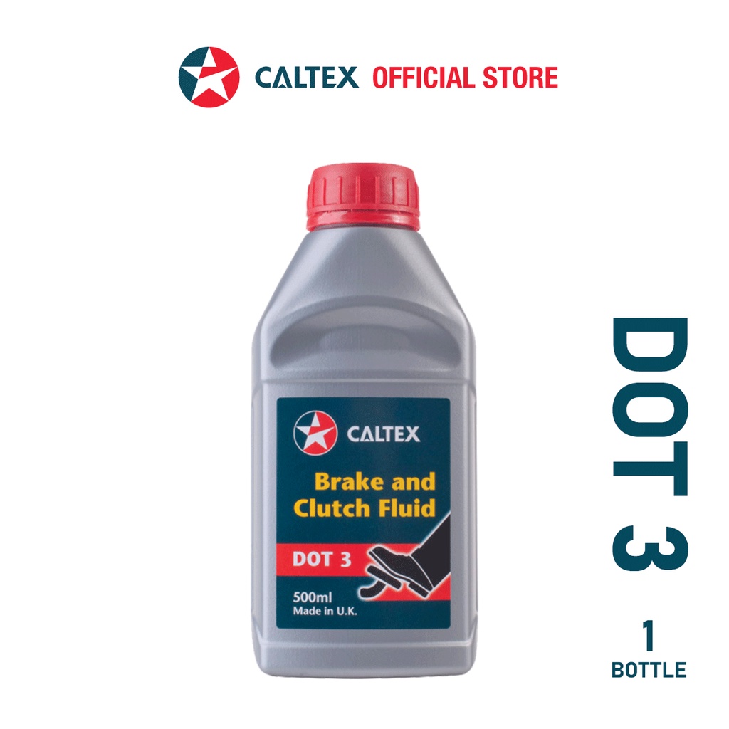 CALTEX Brake and Clutch Fluid DOT 3 (500ml/1Bottle) Shopee Malaysia