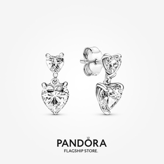 Pandora heart store of winter earrings