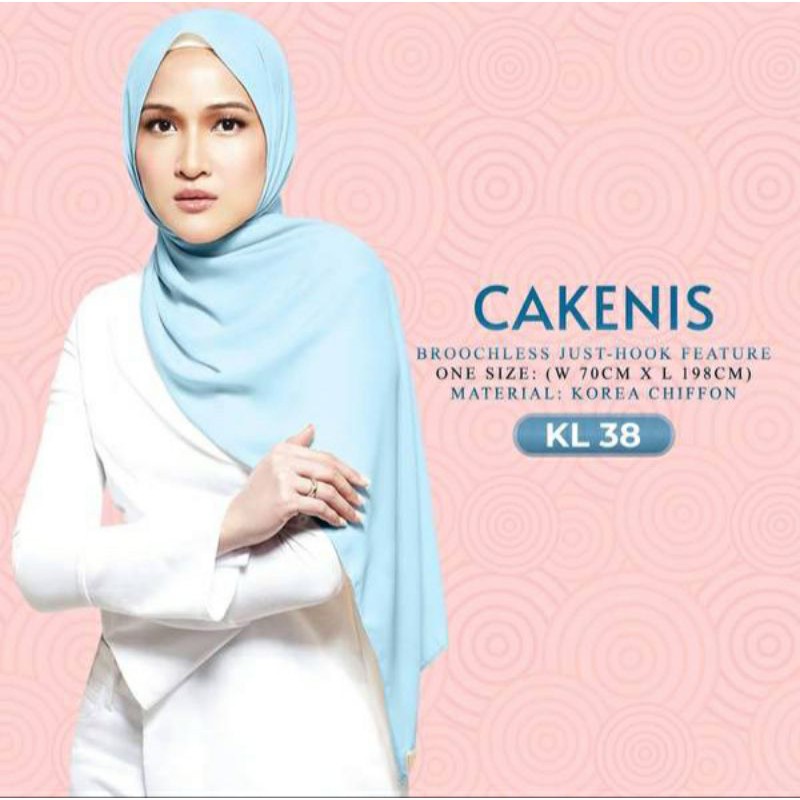 cakenis chiffon shawl