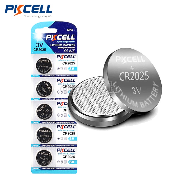 PKCELL Button 3V Lithium Battery 1 Pc / 5 Pcs (CR2016 / CR2025 / CR2032 ...