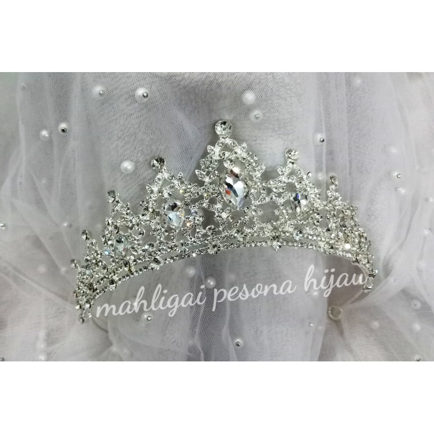 Crown Pengantin Crown Nikah Simple Crown Tiara Bridal Crown Murah Crown Tunang Kahwin Shopee