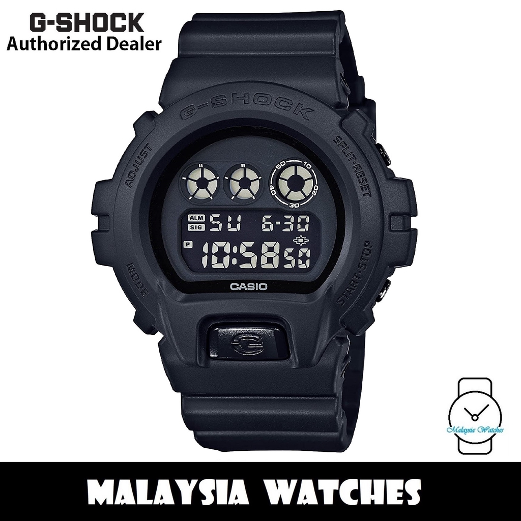 OFFICIAL WARRANTY Casio G SHOCK DW 6900BB 1 Full Black Blackout