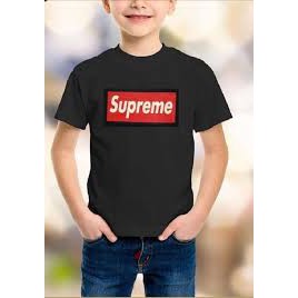 KIDS SUPREME T SHIRT 100 COTTON Shopee Malaysia