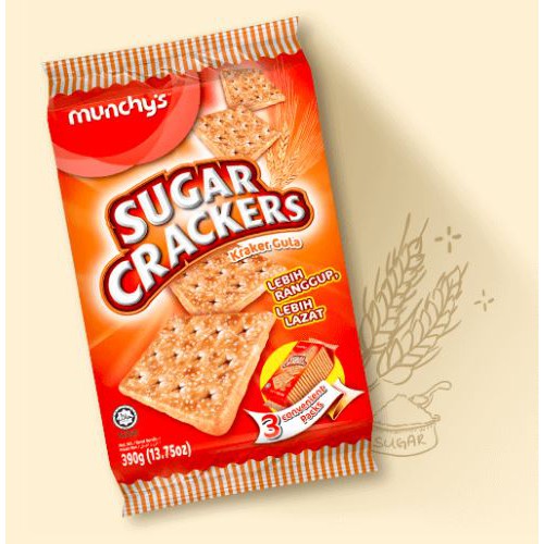 Munchy's Sugar Crackers 390g | Shopee Malaysia