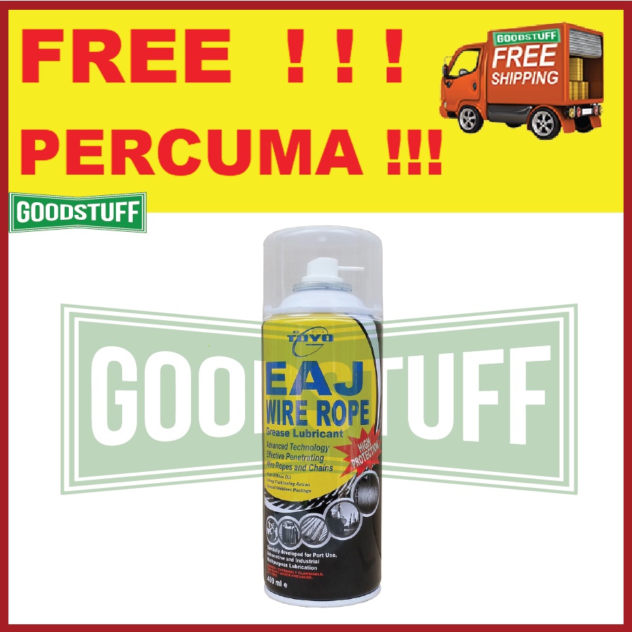 TOYO 400ML EAJ WIRE ROPE GREASE LUBRICANT SPRAY | Shopee Malaysia