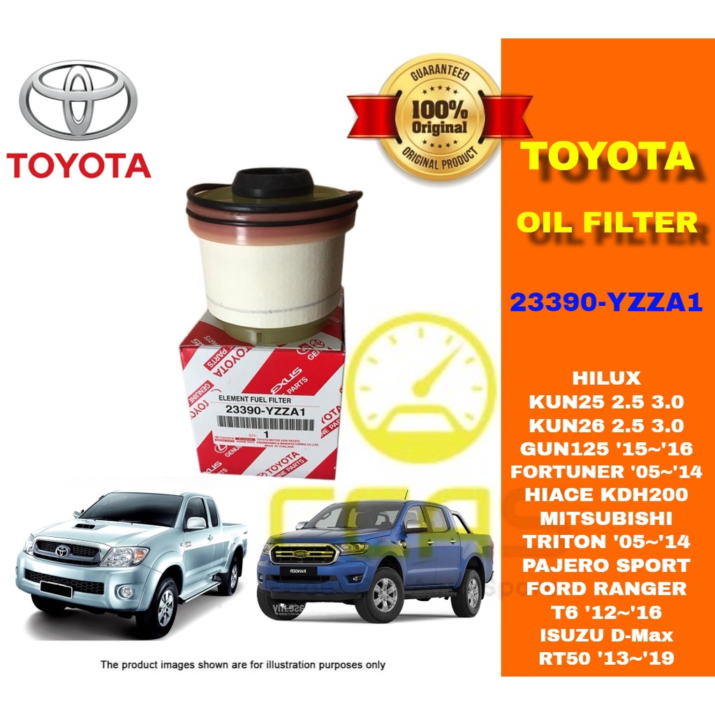 Toyota Diesel Fuel Filter HILUX FORTUNER HIACE TRITON PAJERO SPORT