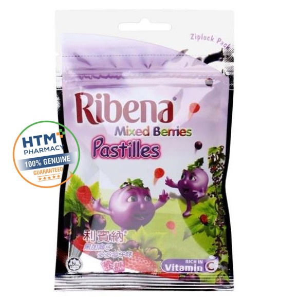 RIBENA MIXED BERRIES PASTILLES 40G 20'S HMS Healthstore | Shopee Malaysia