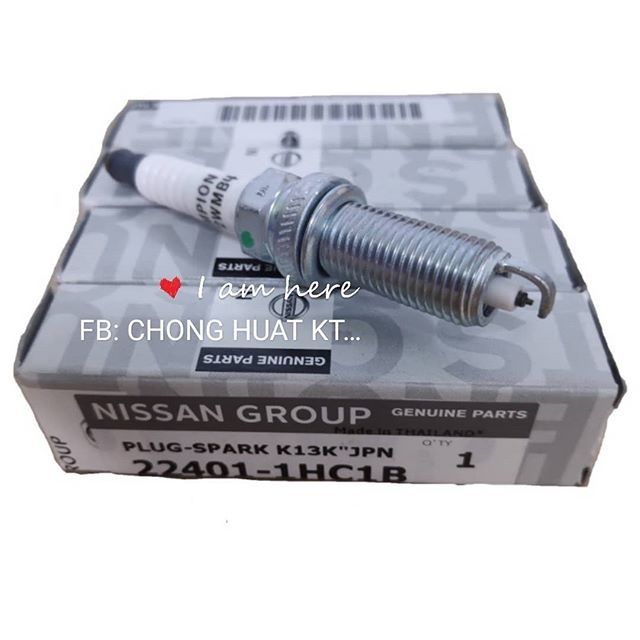 100% GENUINE PARTS NISSAN GROUP SPARK PLUG Nissan (22401-1HC1B) 1set ...
