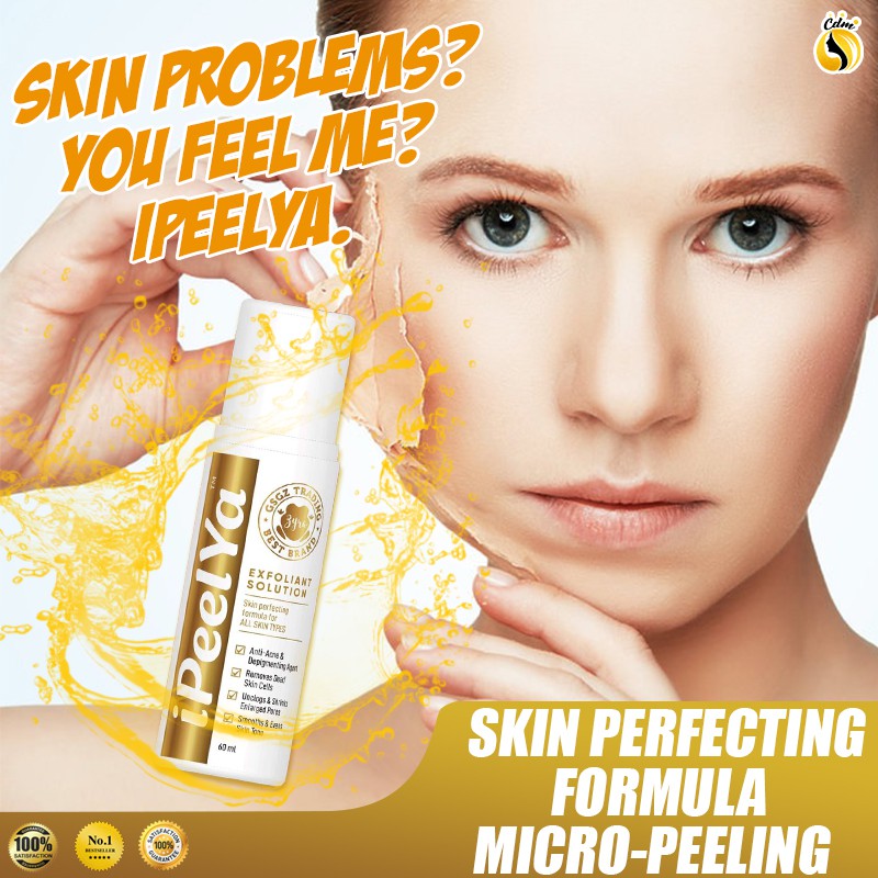 IPEELYA Exfoliant Solution ( 60ml ) Whitening , Smoothens , Anti acne
