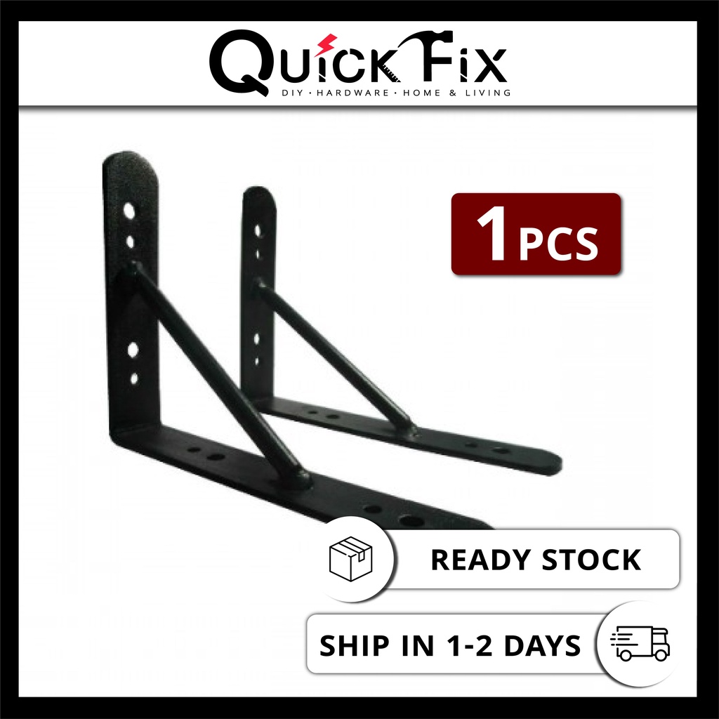 QuickFix B-Tani Heavy Duty L Shelf Bracket Metal Besi Plank Rack ...