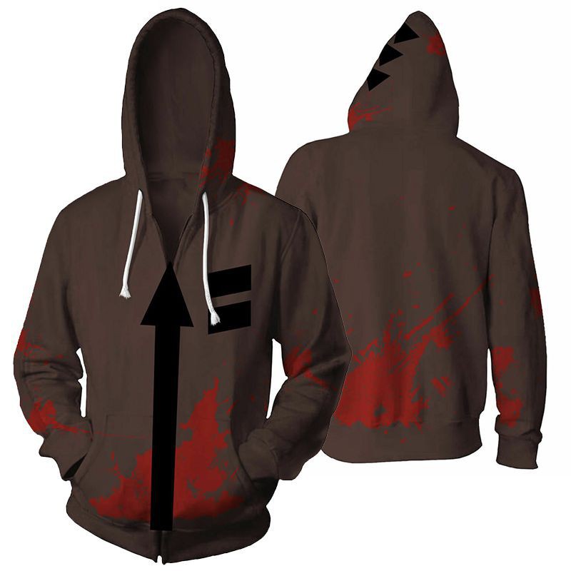 Japan Anime Angels of Death Isaac Foster Zack Hoodies Coat Sweatshirt Cosplay Costume Shopee Malaysia
