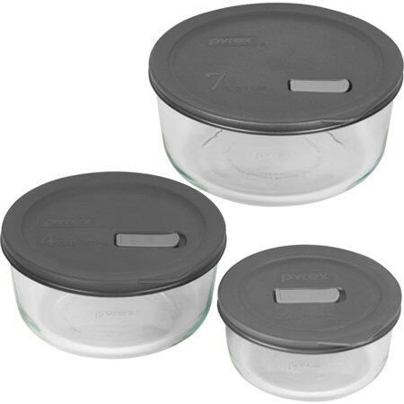 PYREX® No Leak Lids™ 6-pc Value Pack Gray Lid 1088841 | Shopee Malaysia