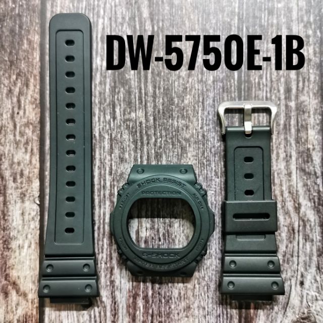 IN STOCK DW 5750E 1B DW 5700 ORIGINAL CASIO G SHOCK BEZEL AND BAND. RESIN QUALITY. BLACK COLOUR