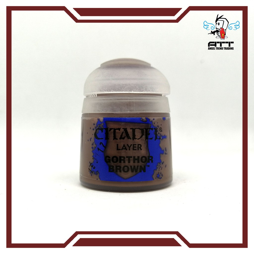 Citadel Layer – Peinture Gorthor Brown – Pour Figurines