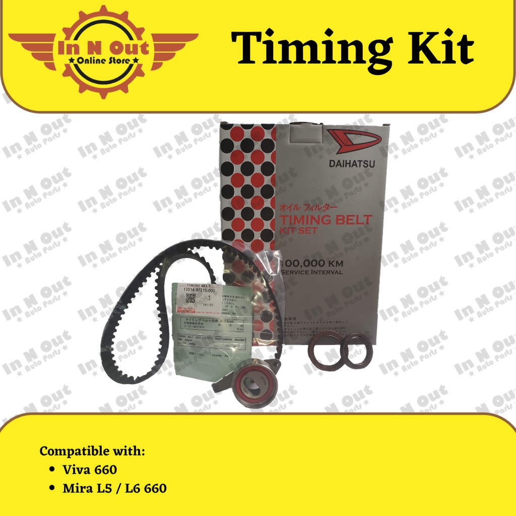 Timing Kit - [Perodua Viva 660 / Daihatsu Mira L5 / L6 / 660] | Shopee ...