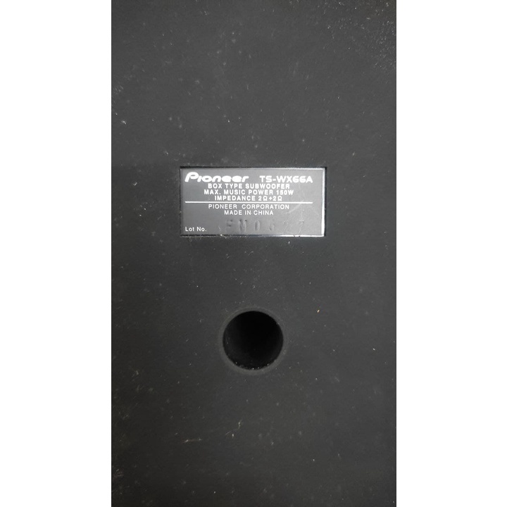 Pioneer Carrozzeria TS-WX66A | Built in AMP Sub Woofer Speakers