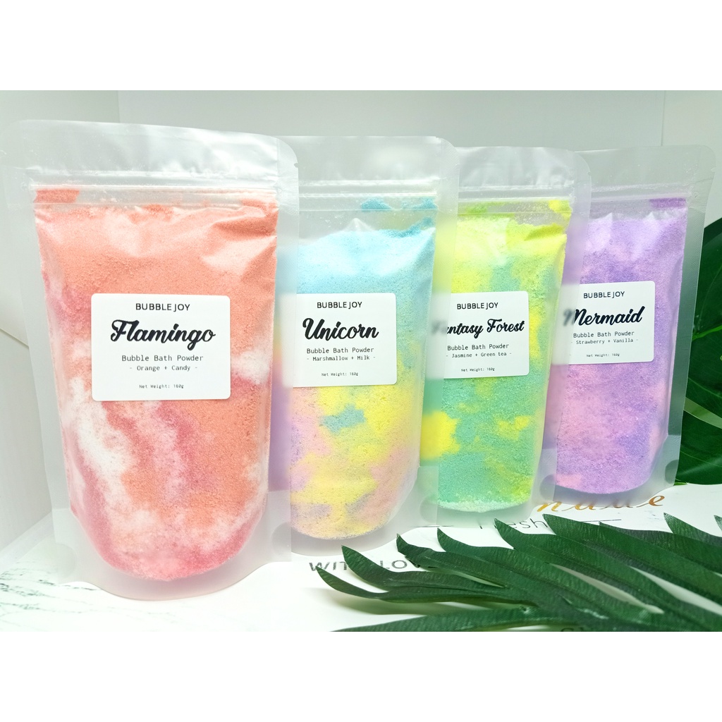 Bubble Joy 100g(travel size)&180g Bubble Bath PowderIBathBomb Dust