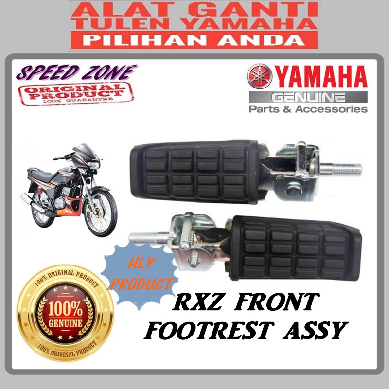 YAMAHA RXZ ORIGINAL FRONT FOOTREST ASSY / FRONT PADDLE / PIJAK KAKI ...