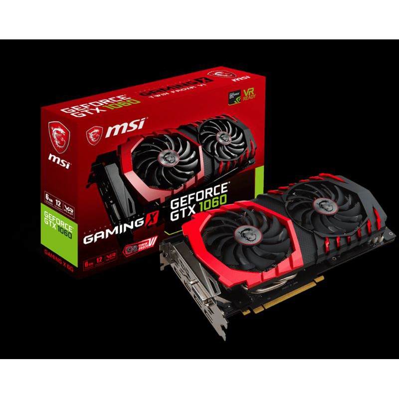 Msi geforce gtx 1060 online 6gb gaming x 6g