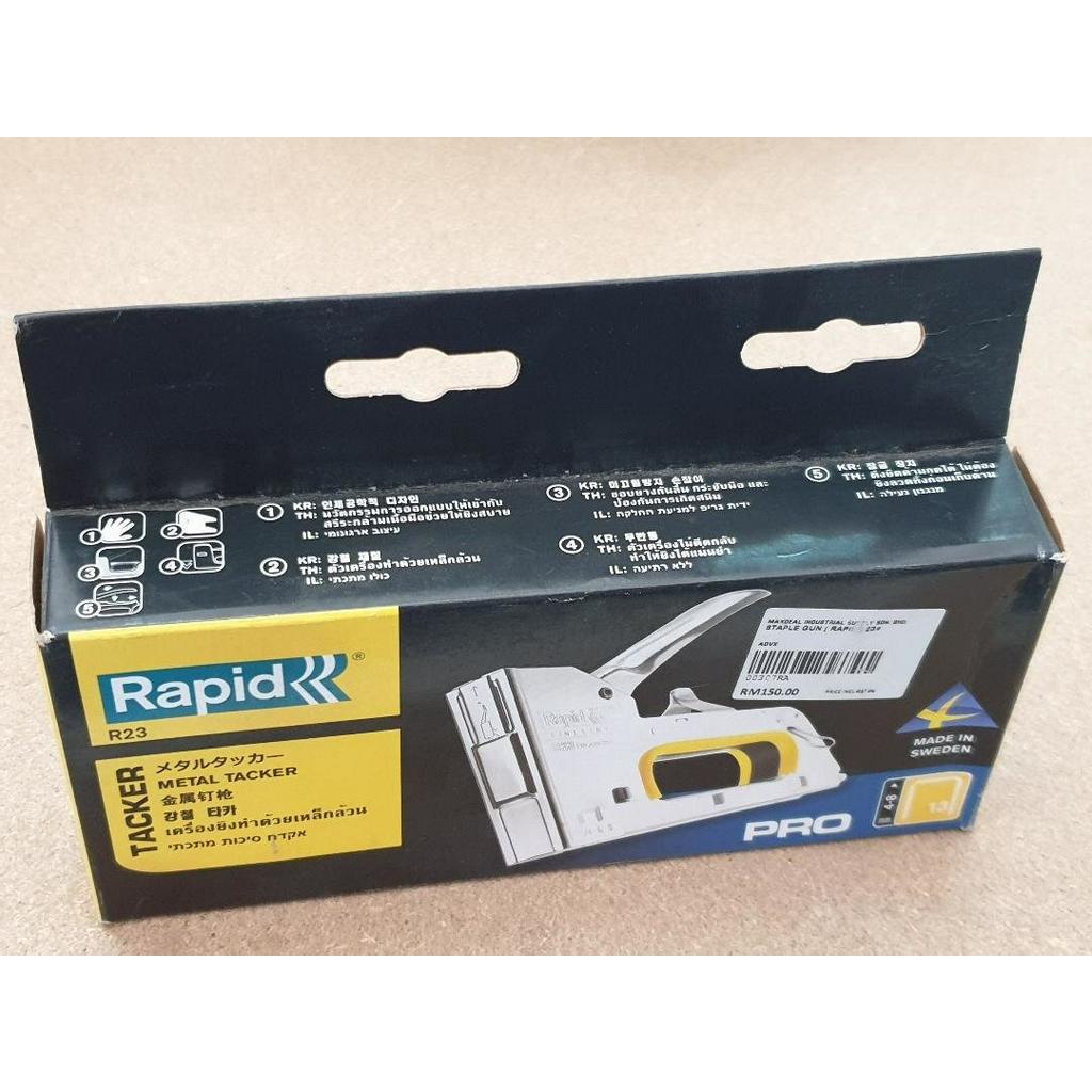 100 Original STAPLE GUN TACKER / GUN RAPID HEAVY DUTY PRO POWER TACKER