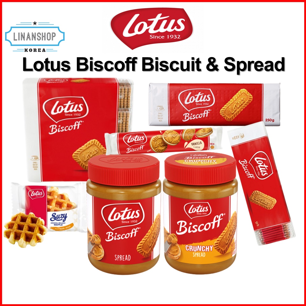 [LOTUS] Biscoff Spread 400g & Cunch 380g Biscuits 250g, 312.5g, 700g