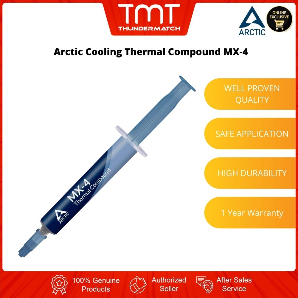 TMT Arctic Cooling MX4 (4g) Thermal Compound/Grease/Paste ACTCP00002B MX4 (Cooler Master/Grizzy