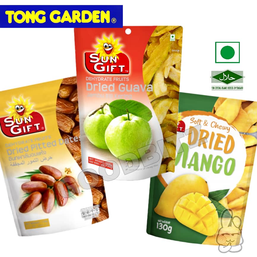 Sun Gift Dehydrate Fruits Guava/Pitted Dates & Sort Chewy Dried Mango