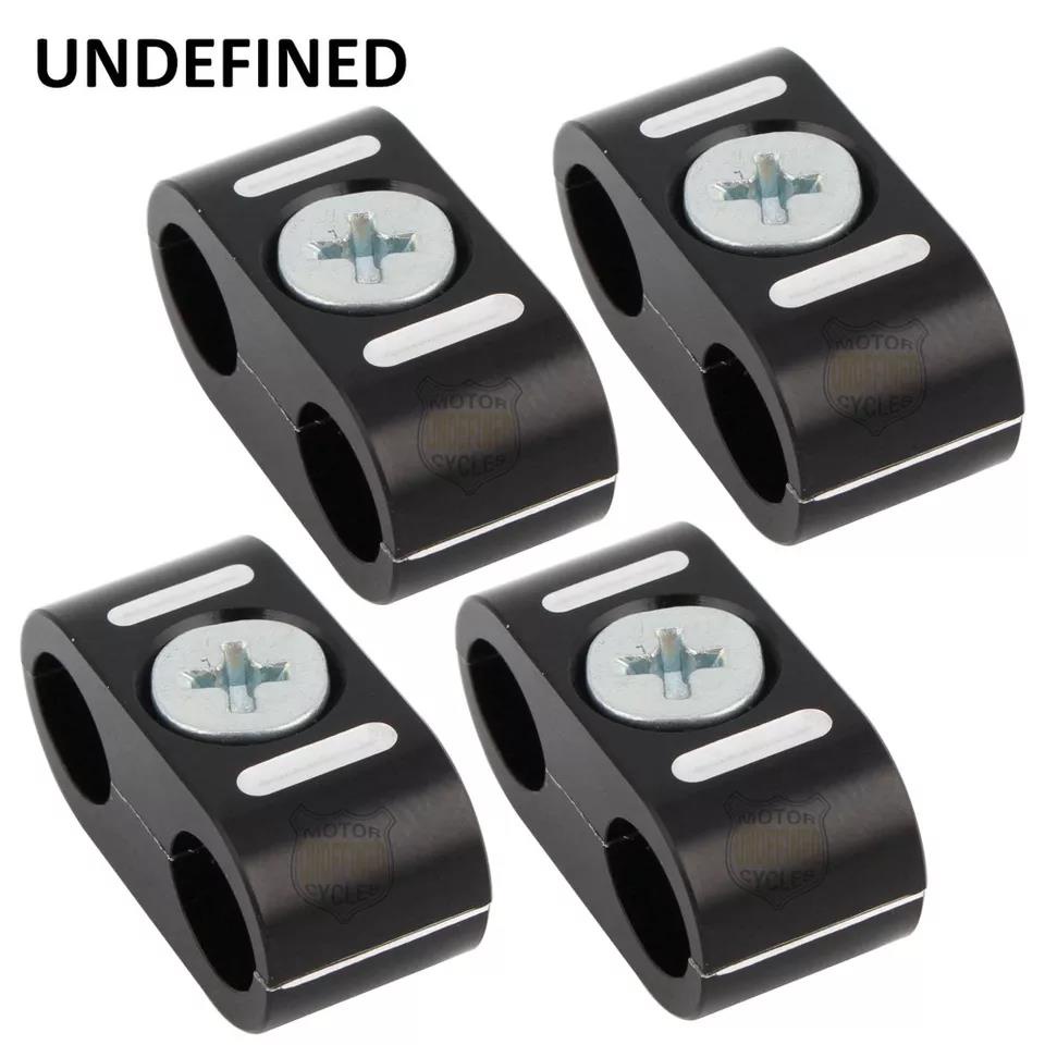 Brake Throttle Cable Clips Clamp Dual Wire Line Separator For Harley
