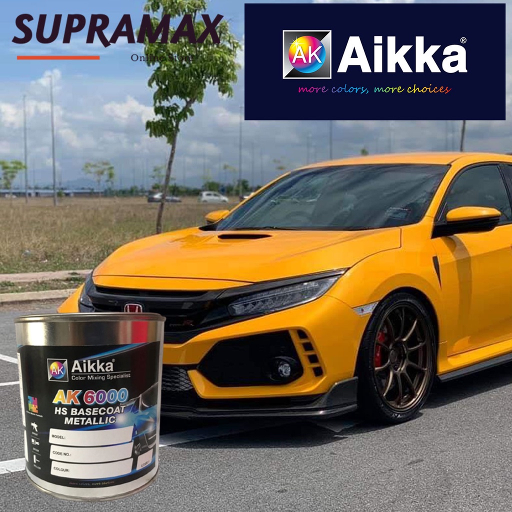 AIKKA Honda Spoon Yellow / Kuning Spoon Cat Bancuh 2K Paint Supramax