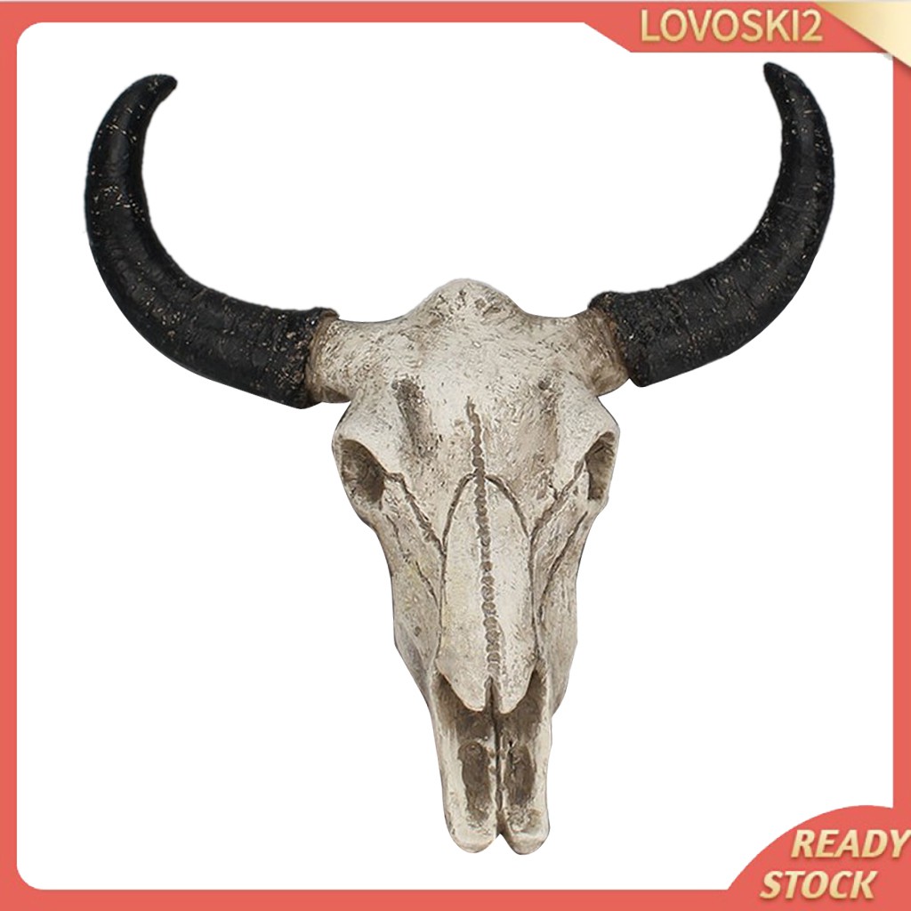 [lovoskiacMY] Art Wall Decor Resin Bull Head for Wall Shopee Malaysia