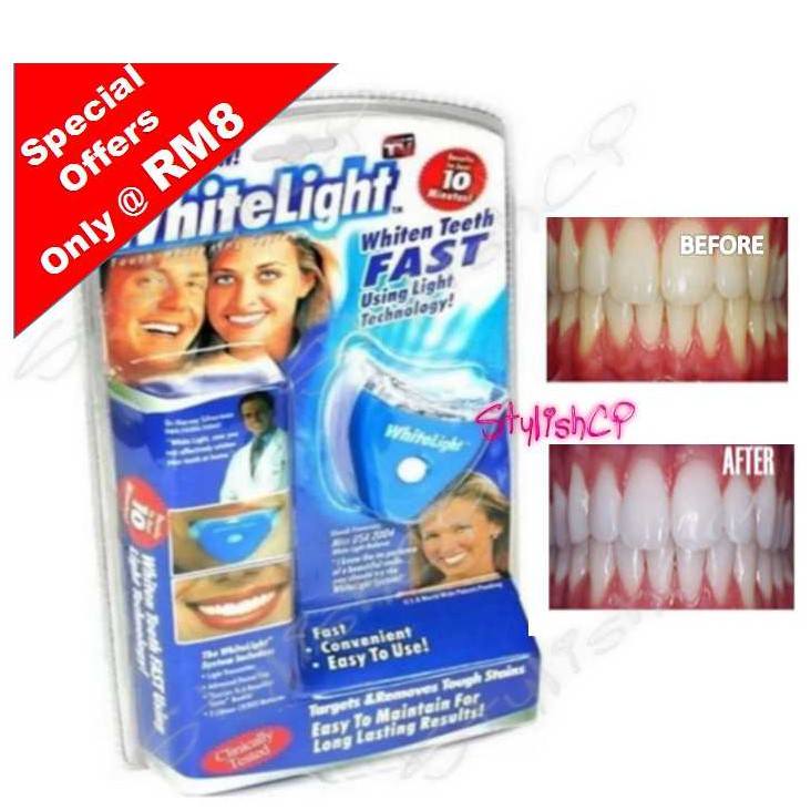 White Light Teeth Whitening System(FULL SET) Shopee Malaysia