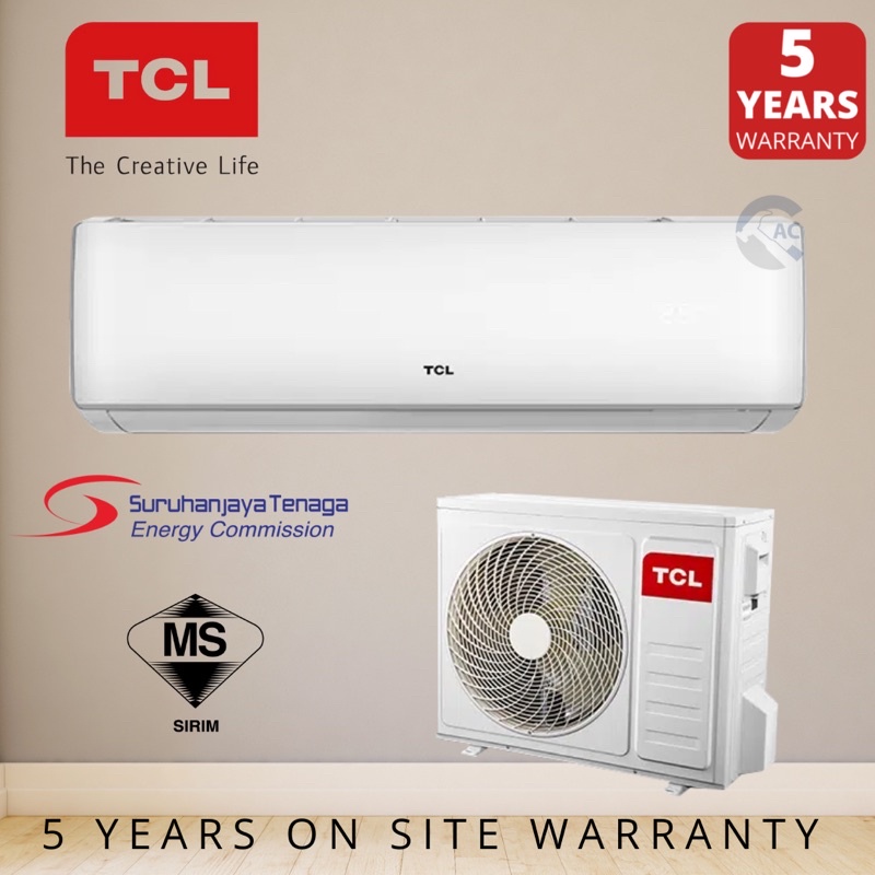 Tcl Air Conditioner 10hp Non Inverter Tac 09csaxa61 Indoor And Outdoor Aircond Shopee Malaysia 1224