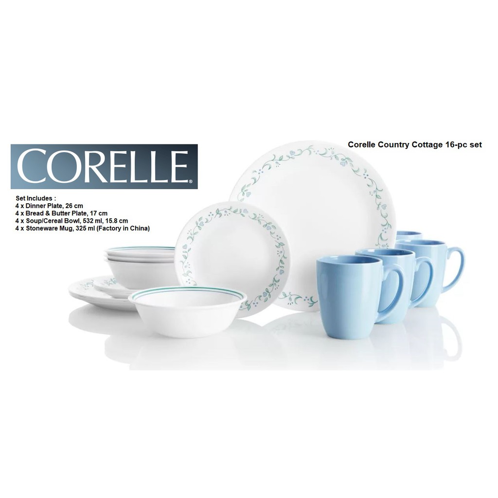 Corelle/ CORNINGWARE Classic Country Cottage Shopee Malaysia
