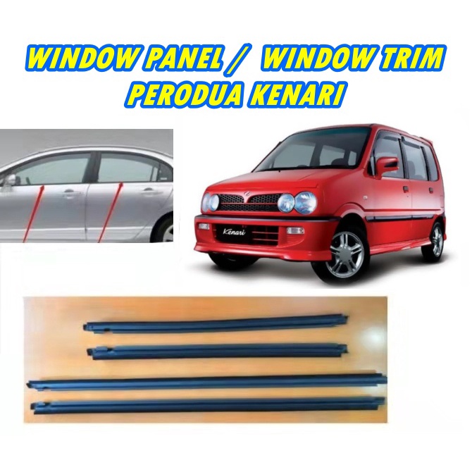 PERODUA KENARI DOOR PANEL / WINDOW TRIM COVER 1 Shopee Malaysia