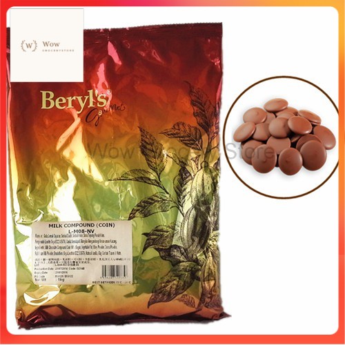 Beryl's Gourmet Milk Chocolate Compound Coin 1KG | Shopee Malaysia