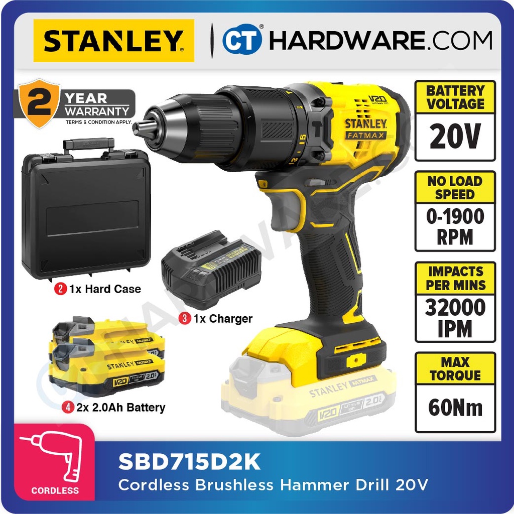 Stanley discount 20v drill