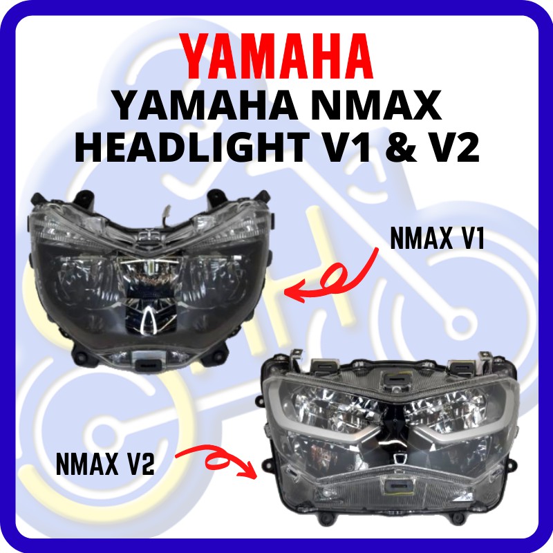 READY STOCK YAMAHA NMAX V1 V2 LED HEADLIGHT LAMPU DEPAN LED ORIGINAL ...