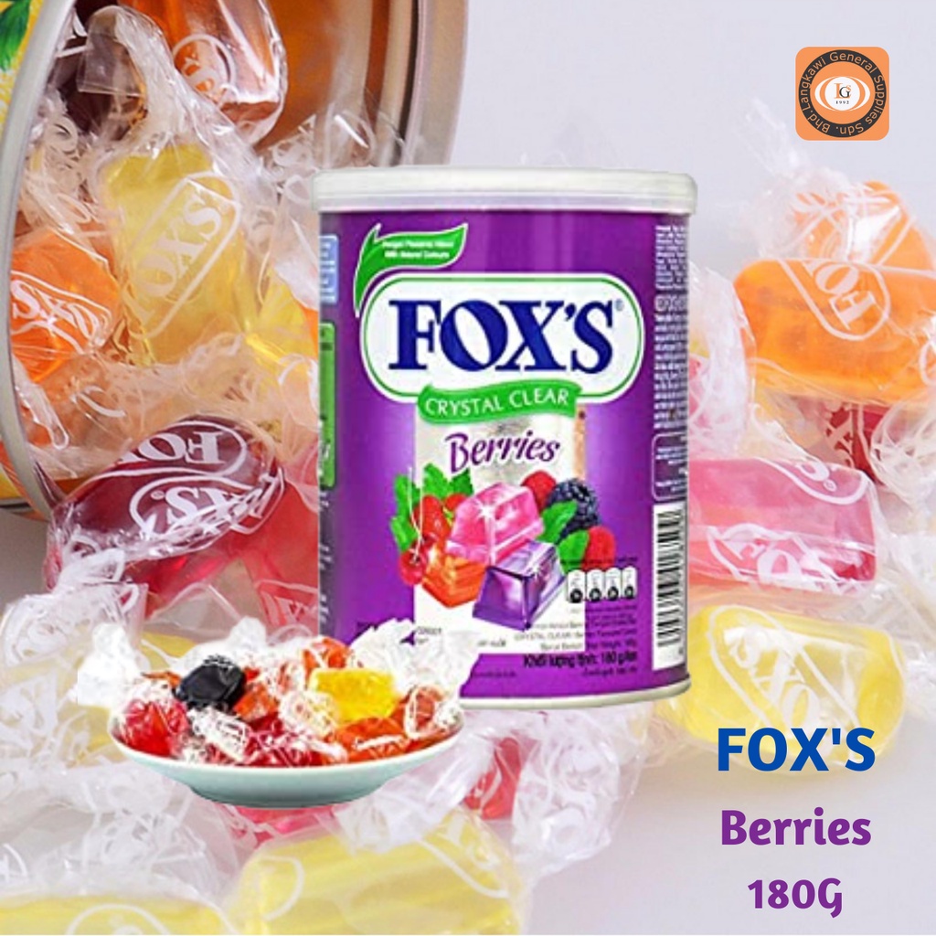 NESTLE FOX'S Crystal Clear Fruits / Berries / Fruity Mints Candies ...