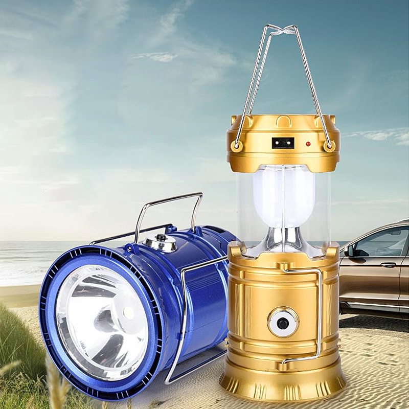 Rechargeable Fishing Light Travel Camping Light LED Lantern Rod W